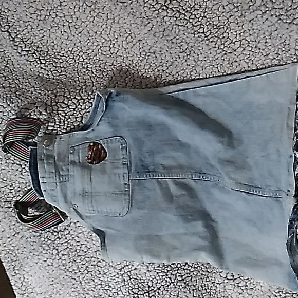 🌻🌻 Jordache pre-teen Bobbed Denim Dress - Picture 1 of 3